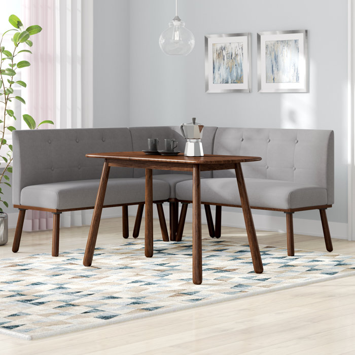 Ivy Bronx Bucci 5 - Person Breakfast Nook Dining Set & Reviews | Wayfair